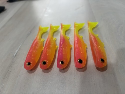 Nlbn 4” LIMITED BATCH k-tails In Sheesh Color Way!!!! Pack Of 5 - Picture 2 of 10