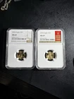 2026 NGC Graded MS69 1/10 Oz Gold Eagles Set Of 2