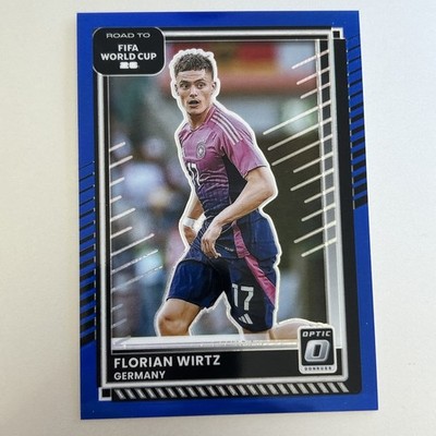 2025-26 Panini Donruss Road to FIFA World Cup 26' Florian Wirtz Optic Blue #/75