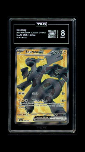 Zekrom ex graded TAG 8 for sale on eBay
