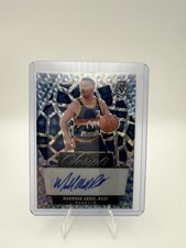 2024 Mosaic Basketball Mahmoud Abdul-Rauf Scripts Auto MS-MR Silver