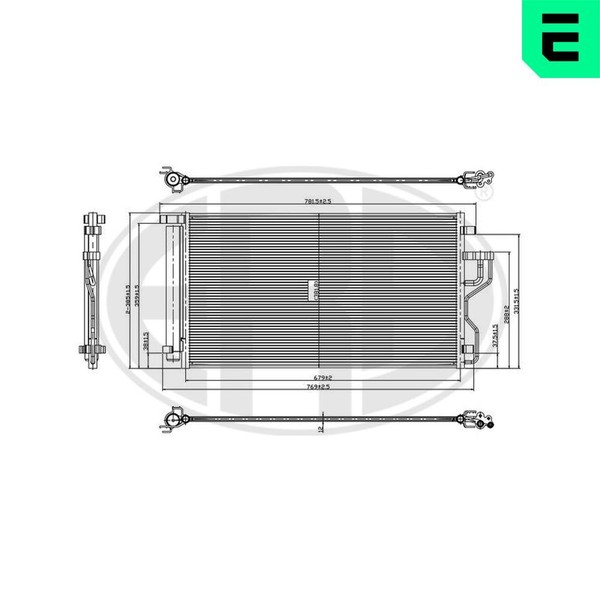 Kondensator Klimaanlage Mit Trockner FüR Hyundai IX35 1.6 2.0 4WD KIA Sportage-image