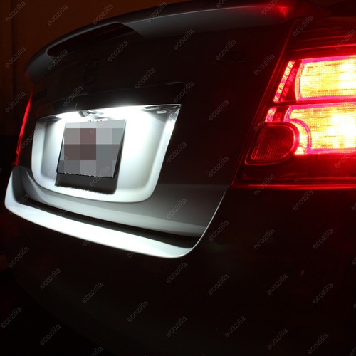 2pc Ultra White LED License Plate Tag 5-SMD Bulb Wedge Light 168 194 W5W 2825 - Picture 5 of 5
