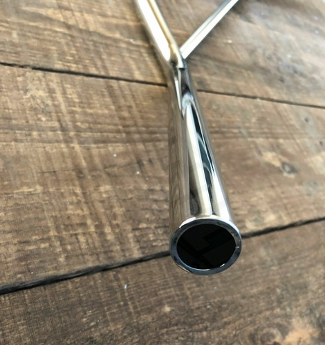 Brat Scrambler Cafe Racer Motorcycle Cross Bar Brace Handlebars Chrome 7/8" 22mm - Picture 6 of 7