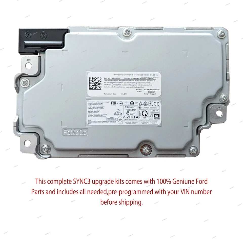 Sync 3 Apim Genuine Ford Oem Navigation 3.4 Latest Maps Free Programming NEW - Image 4 of 4