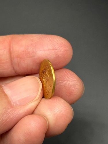 (2.76g)Authentic bactrian Indo Greek 19K Solid gold Coin Antique very Rare#P54 - Picture 20 of 23