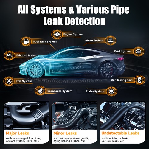 SD203 Car Leak Detector Pipe Vacuum Leak Tester EVAP Smoke Machine Diagnostic UK - Picture 4 of 23