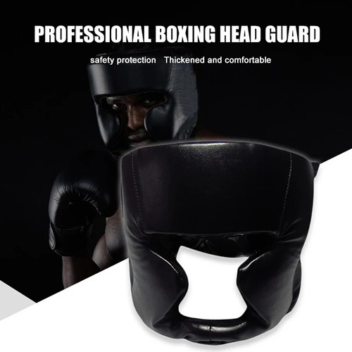 Full-Covered Thickened Boxing Helmet Karate MuayThai Training Head Protector Gym - Picture 2 of 21