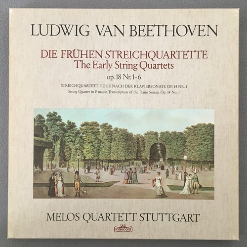 D001 Beethoven String Quartets Melos Quartet 12LP Intercord INT 185.750/751/752 - Picture 2 of 12
