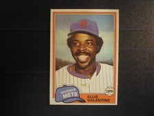 1981 Topps Traded Baseball Ellis Valentine Card # 849