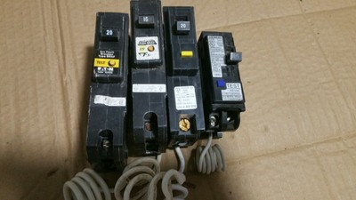 Lot Of 5 NEW- Eaton BR120AF 20 Amp Single Pole Arc Fault Circuit Breaker
