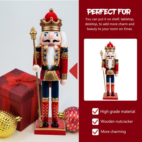 Nutcracker Ornament Child Man Nutcrackers Figures Soldier Figurine - Picture 5 of 12