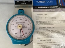 Linear Shore Hardness Durometer Meter 0-100 Shore A Dial Indicator Toolroom Used