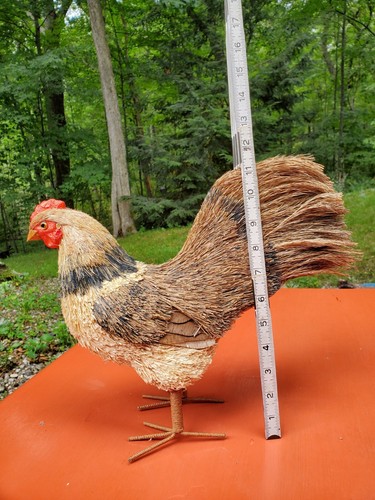 Vintage Chicken farm house Collectable , Hand Made Natural Fibers, so cool - 第 2/3 張圖片
