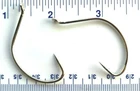 100 GT 2X Nickel Wide Gap Hollow Point Kahle Fish Hooks size 4/0 - kahle hooks