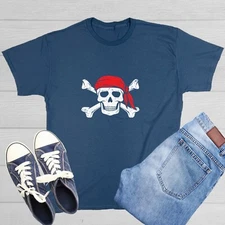 Bandana Skull Sarcastic Humor Graphic Tee Gift For Men Novelty Funny TShirt