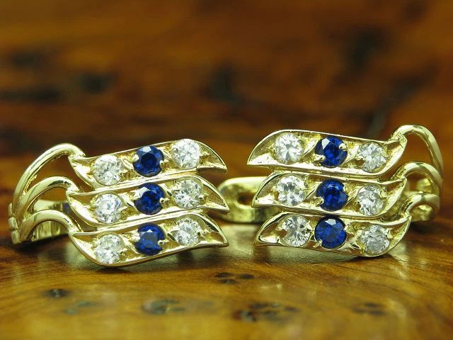 Orecchini Oro Giallo 585 (14kt) Con Zirconi, A Scatto, Made In Italy, 23 Mm, Confezione Regalo - 2