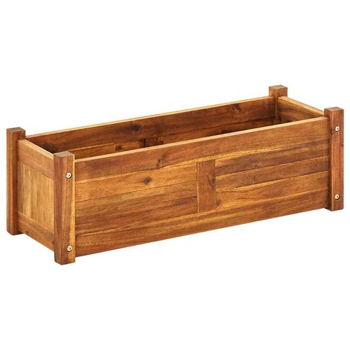 Wooden Raised Bed Garden Trough Planter Box Vegetable Fruit Flower Pot Plant Bed - Picture 12 of 16