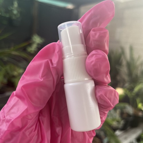 Sanitiser Pump Spray 10ml Mini Size Vegan ORANGE & PEACH BLOSSOM 75% Alcohol - Picture 3 of 4