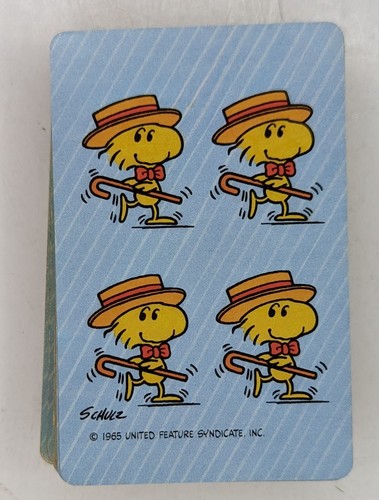 Snoopy Woodstock Peanuts Playing Cards Want to See Some Fancy Shuffling Hallmark - Picture 6 of 9