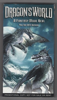 Dragon's World (Rare Promo VHS Screener) ''Never Released on VHS'' Patrick Stewart