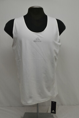 NEW Adidas Alphaskin Men's White 360 M Tank Climacool Compression