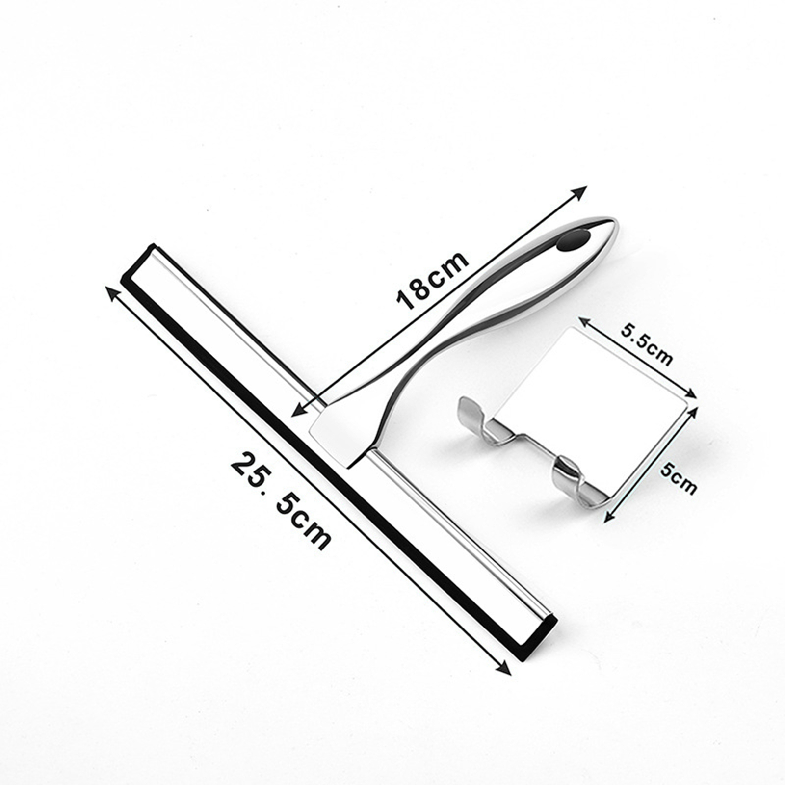 Glass Door Squeegee with Hook Efficient Cleaning Car Window Shower