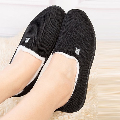 Scarpe da donna ciabatte fuzzy scarpe stivali casa interno donna soffici leggere calde - Foto 4 di 14