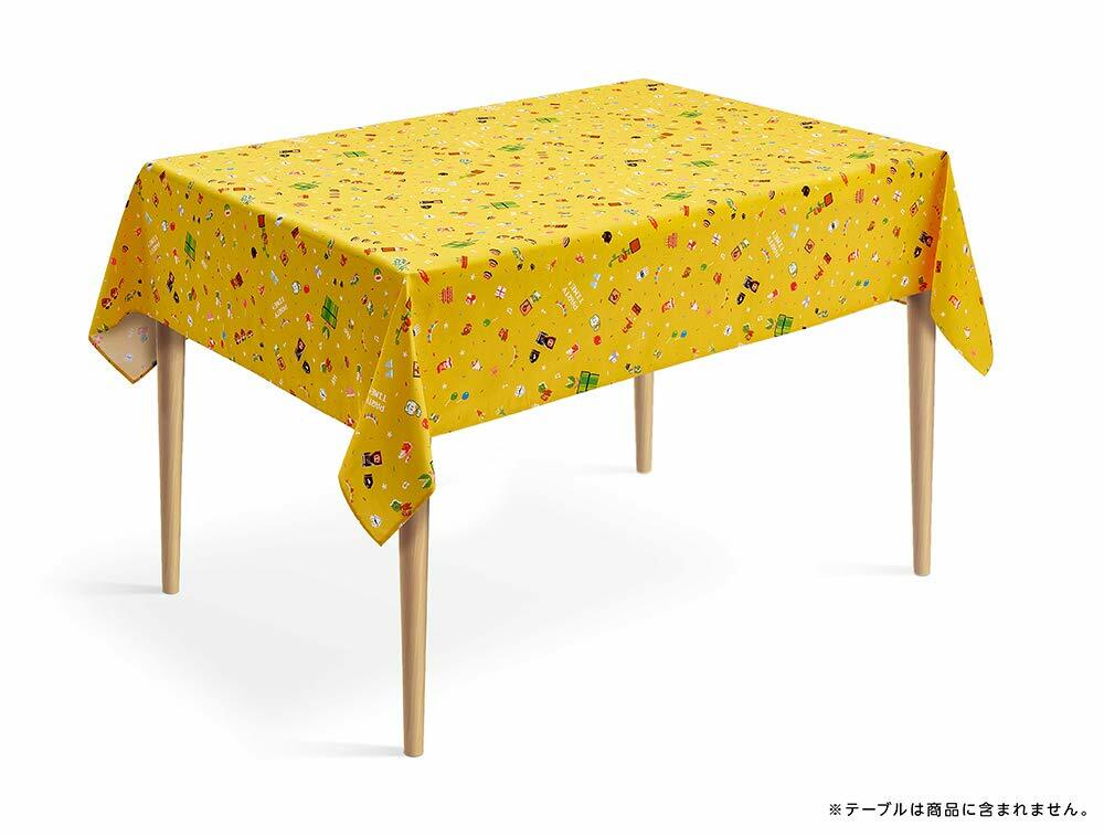 Nintendo Super Mario Home & Party Tablecloth 1200mm×1600mm Yellow
