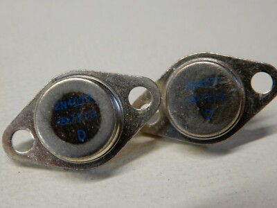 Amperex 2N4077 Germanium PNP Power Transistors Qty 2 NOS