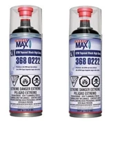SprayMax 2K DTM Topcoat Black High Gloss, 3680222, Aerosol (2 Pack)