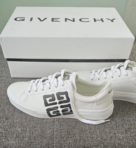 $675 Givenchy X Josh Smith City Sport In 4G Leather White /Black sneaker 40 - Picture 10 of 19