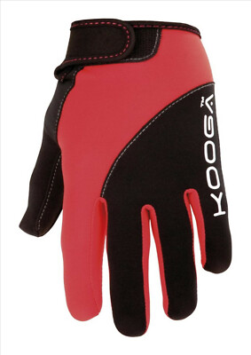 KooGa Kinder/Mini/Junior lange/Vollfinger Rugby Grip Handschuhe/Stockhandschuhe 6-13 Jahre