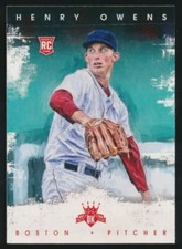 2016 Diamond Kings #150 Henry Owens RC Boston red sox baseball card