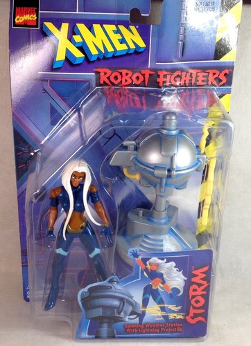 X-MEN Storm ROBOT FIGHTERS Spinning Weather Station with Lightning Projectile