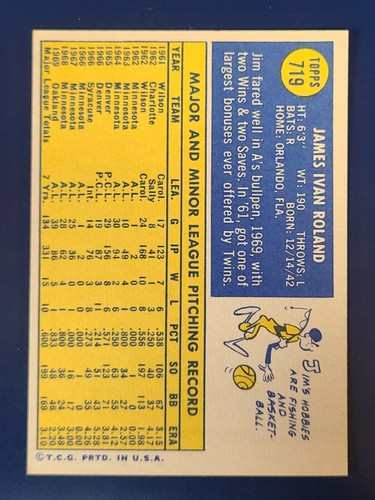 Tarjetas de béisbol Topps 1970 completan tu conjunto que elijas los altos #634 - #720 - Imagen 377 de 389