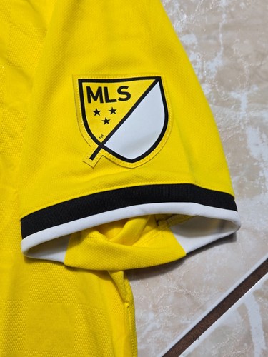 NWT Adidas Authentic Columbus Crew 2019/20 MLS Home Soccer Jersey Mens Large - Picture 3 of 16