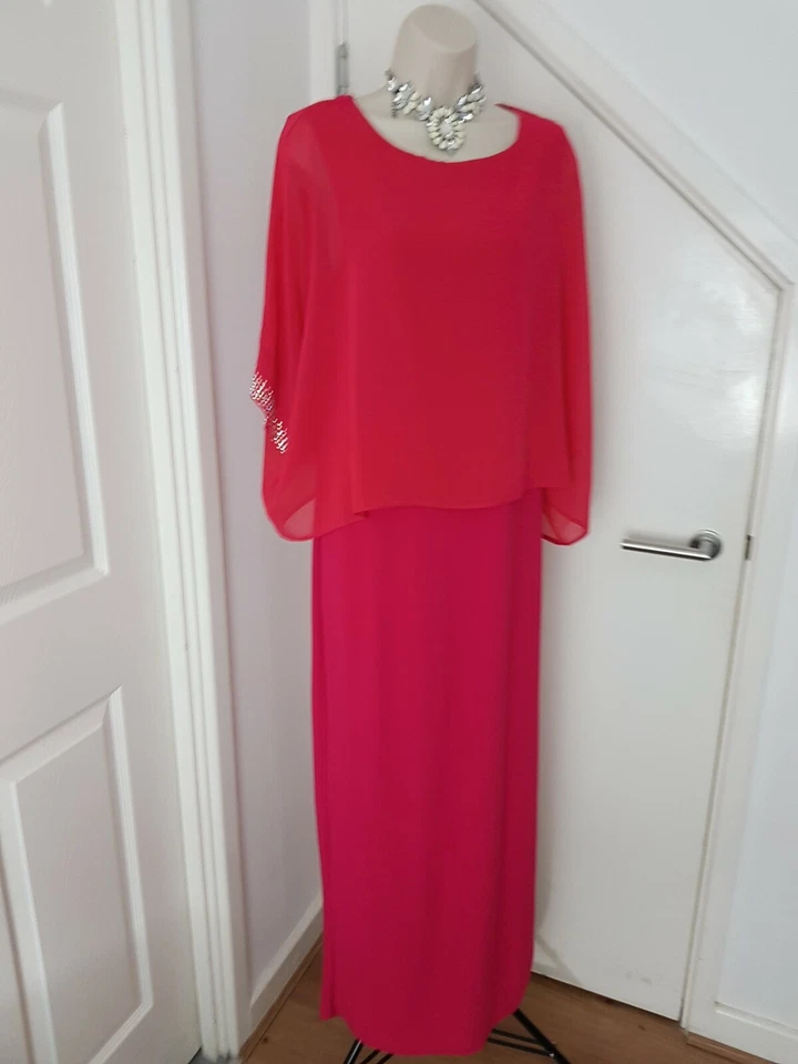 WALLIS Mother Of The Bride Dress Special Evening Formal Occasion Size UK 12 - Image 3 of 4