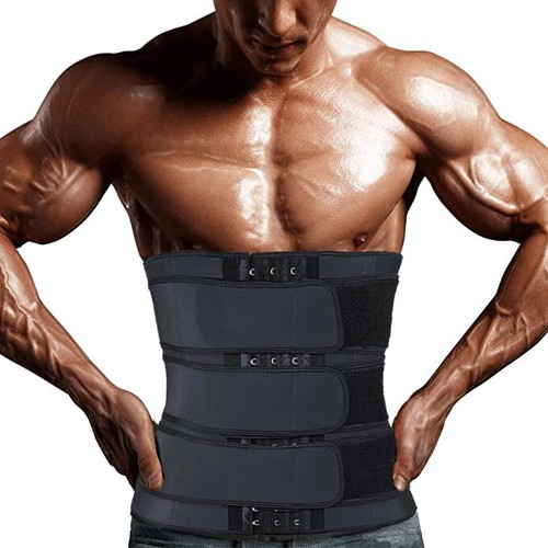 Men Body Shaper Weight Loss Waist Trainer abdomen Trimmer Belt Fat Burner Girdle - Picture 28 of 29