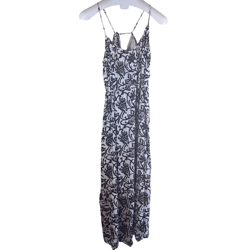 NWT Ann Taylor LOFT Rayon Floral Maxi Womens Dress Size Medium Spaghetti Strap