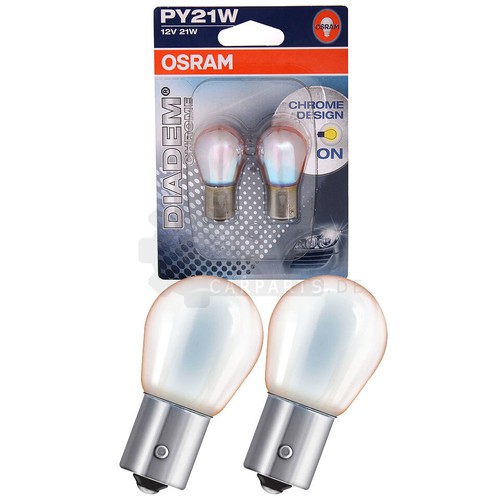 OSRAM NIGHT BREAKER UNLIMITED H1 110% Diadem Chrome PY21W COOL BLUE INTENSE W5W - Bild 2 von 12