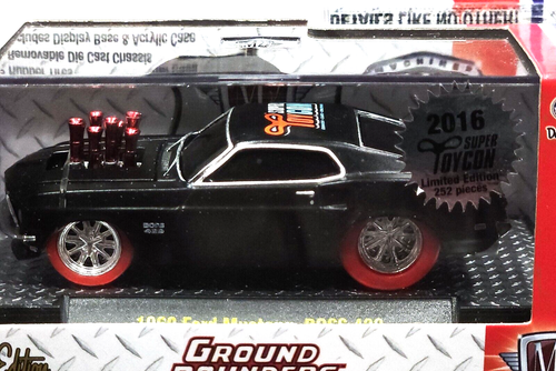 M2 Machines CHASE 69 1969 Ford Mustang Boss 429 2016 Super ToyCon Car 1/252 - Picture 2 of 3