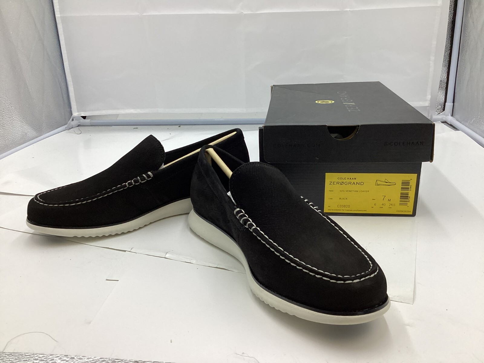 Men's Cole Haan 2.Zerogrand Venetian Loafer, Size 7 M - Black