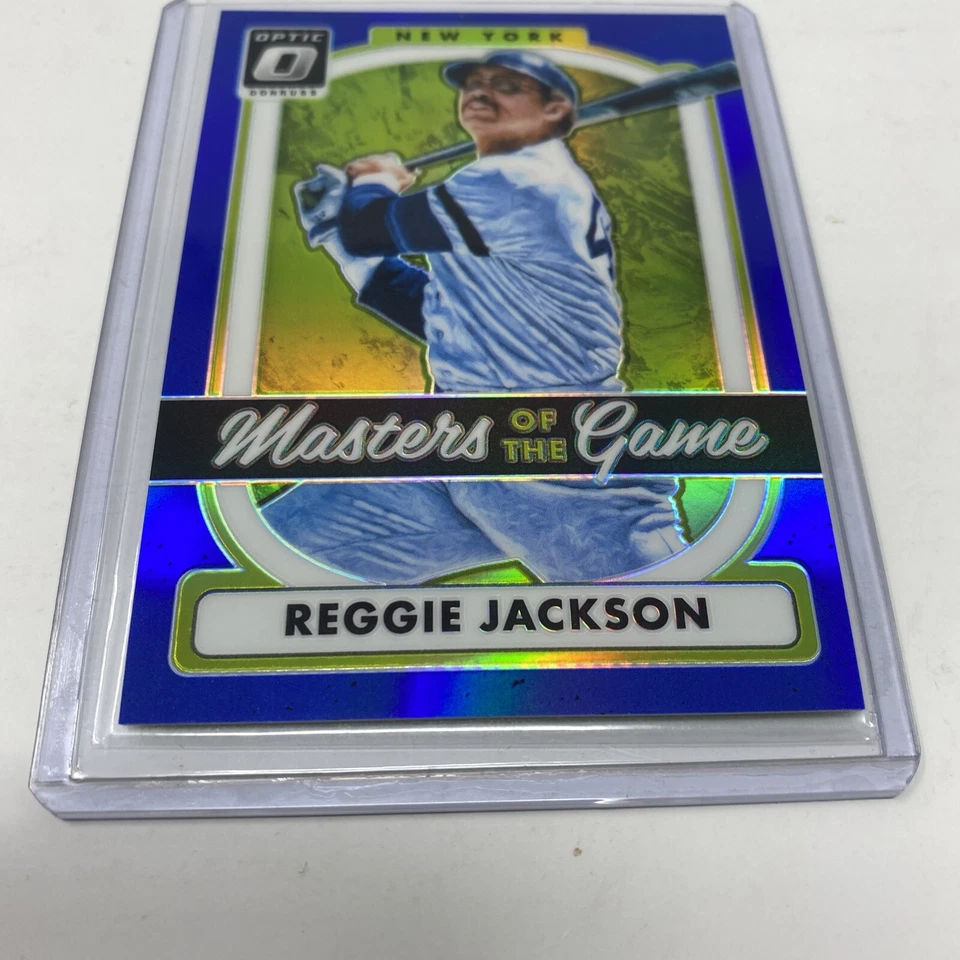 2017 Panini Donruss Optic Masters of the Game Prizm 27/149 Reggie Jackson #MG9 - Image 3 of 4