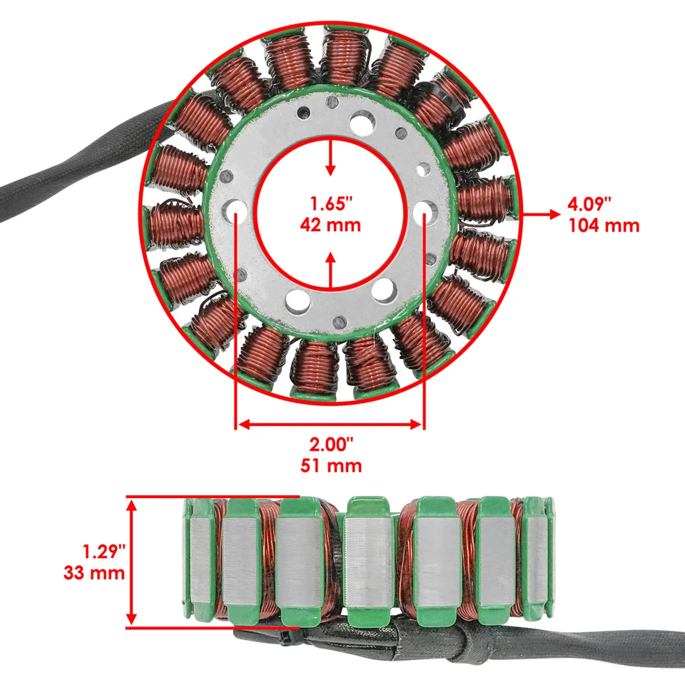 Stator for Sea-Doo GTI 2006 2017-2018 / GTI155 2008-2016 / GTI130 2007 2008-2016 - Image 2 of 4