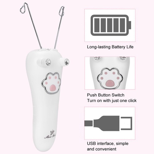 Electric Eyebrow Threading Epilator Cotton Facial Threader Hair Removal Tool - Picture 2 of 12