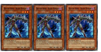 Destiny Hero - Blade Master - SGX1-ENB04 Common 1st Edition (Speed Duel GX Card)