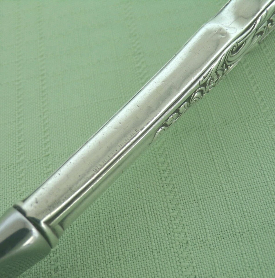 Par de cuchillos WESTMORLAND de plata esterlina MILBURN ROSE cena MODERNOS 9 5/8" Foto 4 de 4