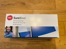Image of GBC A4 25mm White Surebind Strips (100)