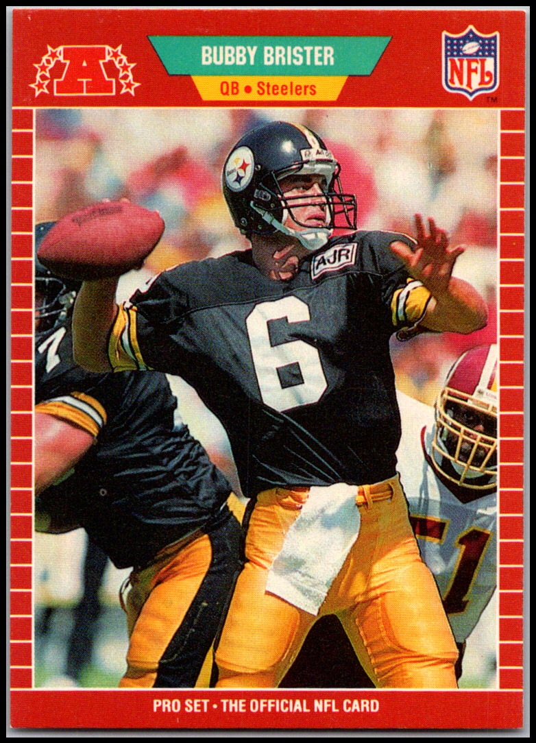 1989 Pro Set #343 Bubby Brister - Rookie  RC FREE SHIPPING!